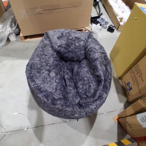 GOUCHEE HOME FLUFFY BEAN BAG - XL- CHARCOAL (ITEM: 2826101) image 4