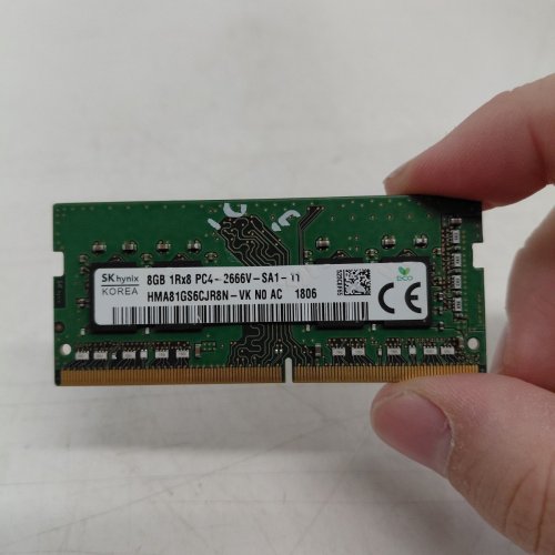 SK HYNIX DDR4 SO-DIMM LAPTOP MEMORY MODULE - 8GB 2666MT/S 1RX8 (MODEL: HMA81GS6CJR8N-VK) image 2