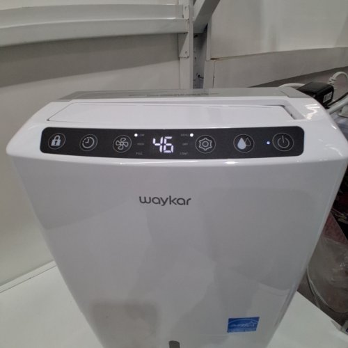 WAYKAR DEHUMIDIFIER WITH AUTO / MANUAL DRAINAGE - 0.6GAL WATER TANK CAP - COVERS 2000 SQ.FT - WHITE (MODEL: PD160B-PRO) image 2