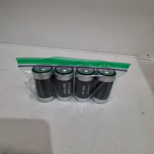 4PK TITUS LITHIUM BATTERIES - D SIZE, 3.6 V, 19000 MAH (MODEL: ER34615) image 5