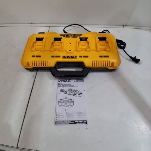 DEWALT 4-PORT RAPID CHARGE MAX CHARGER - 12V/20V - YELLOW (MODEL: DCB104) image 3