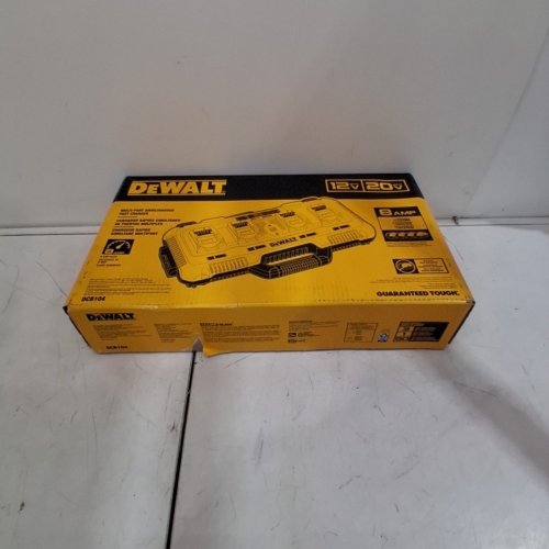 DEWALT 4-PORT RAPID CHARGE MAX CHARGER - 12V/20V - YELLOW (MODEL: DCB104) image 6