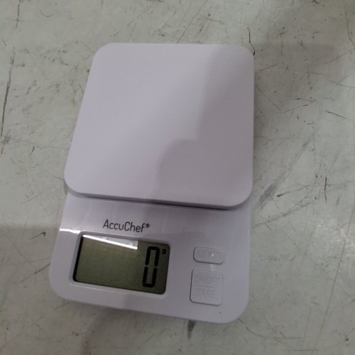 ACCUCHEF COMPACT KITCHEN SCALE - 6.6 LBS - WHITE (MODEL: 2310) image 2