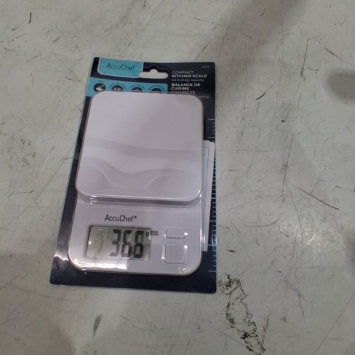 ACCUCHEF COMPACT KITCHEN SCALE - 6.6 LBS - WHITE (MODEL: 2310) image 3