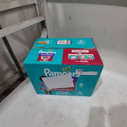 76PK PAMPERS CRUISERS 100% LEAKPROOF 360° GAP-FREE FIT DIAPERS - SIZE 6 image 3