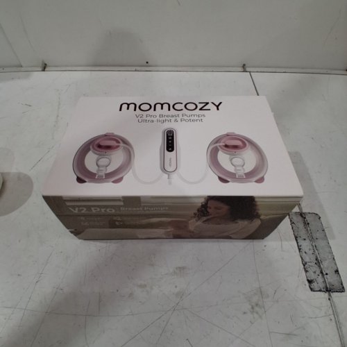 MOMCOZY ULTRA-LIGHT & HANDS FREE BREAST PUMP V2 PRO - 17/19/21 MM FLANGE - WHITE (MODEL: BP141) image 5