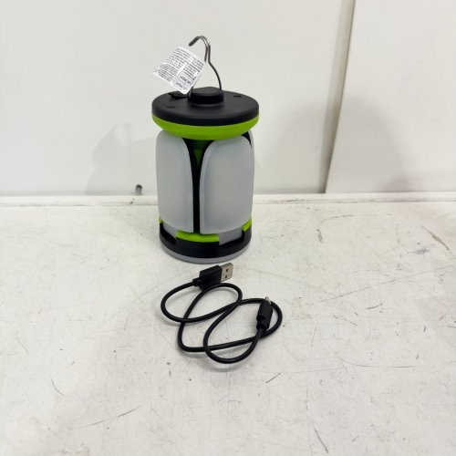 BLUKAR RECHARGEABLE CAMPING LANTERN - 7 LIGHT MODES/60 LED/10+ HOURS BATTERY 5W - GREEN/BLACK image 2