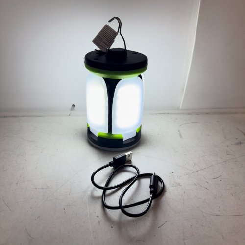 BLUKAR RECHARGEABLE CAMPING LANTERN - 7 LIGHT MODES/60 LED/10+ HOURS BATTERY 5W - GREEN/BLACK image 3