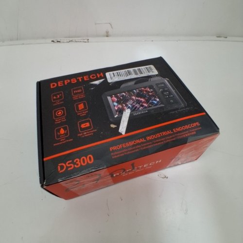 DEPSTECH DUAL LENS INDUSTRIAL ENDOSCOPE INSPECTION CAMERA - 1080P HD, 7.9MM, IP67 WATERPROOF, 4.3" LCD SCREEN, 7 LED LIGHTS, 16.5FT SEMI-RIGID CABLE, 32GB TF CARD - BLACK (MODEL: DS300) image 5
