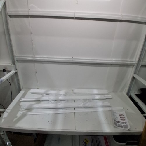 42PC COUKIU PRE-CUT WALL MOLDING KIT FOR INTERIOR WALLS - ASSORTED SIZES - WHITE image 3