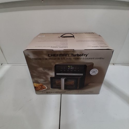 CHEFMAN TURBOFRY XL AIR FRYER - 8.5L/9QT - BLACK (MODEL:1909211) image 8