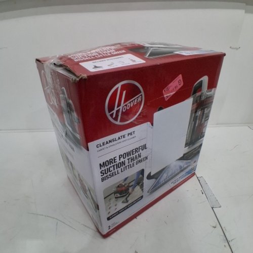HOOVER CLEANSLATE PORTABLE CARPET & UPHOLSTERY SPOT CLEANER & STAIN REMOVER - 40OZ DUAL TANKS - RED/GREY (MODEL: FH14001VCD) image 5