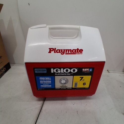 IGLOO PLAYMATE PAL 7 QT COOLER - RED image 2
