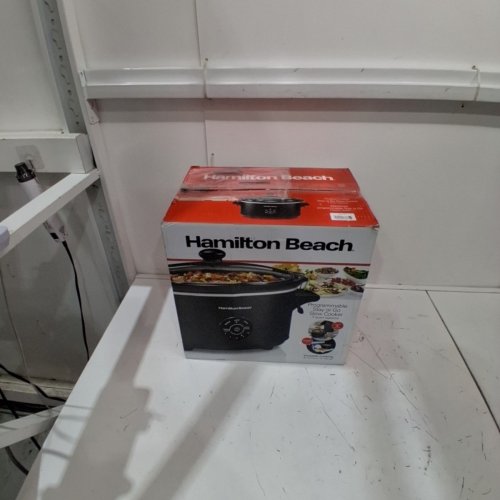 HAMILTON BEACH STAY OR GO PROGRAMMABLE SLOW COOKER - 7 QT - BLACK (MODEL: 33771) image 6