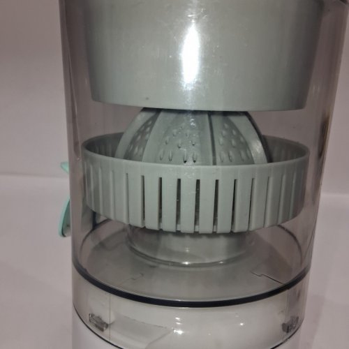 RECHARGEABLE ELECTRIC CITRUS JUICER - WHITE/GREY/TEAL image 6