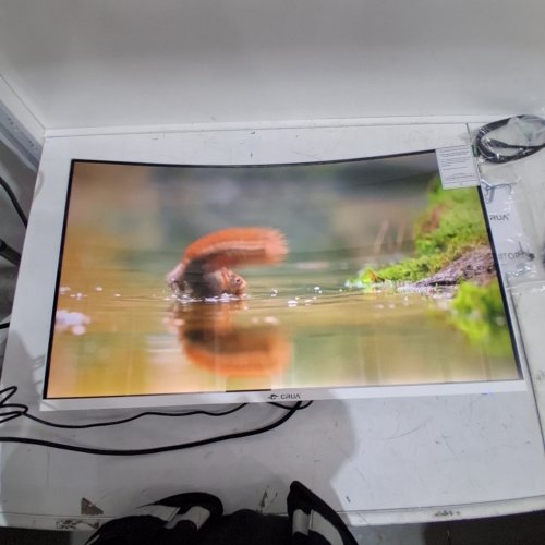 CRUA GAMING CURVED MONITOR FOR GAMING - 120HZ AT 1440P - 60HZ AT 4K - 32" - WHITE (MODEL: CR320A) image 2