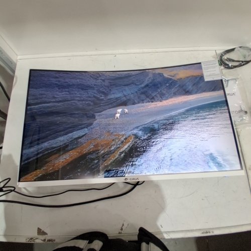 CRUA GAMING CURVED MONITOR FOR GAMING - 120HZ AT 1440P - 60HZ AT 4K - 32" - WHITE (MODEL: CR320A) image 3