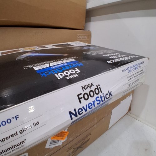 NINJA FOODI NEVERSTICK PREMIUM PAN WITH GLASS LID - 4QT - GREY (MODEL: CS0140C) image 2