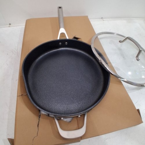 NINJA FOODI NEVERSTICK PREMIUM PAN WITH GLASS LID - 4QT - GREY (MODEL: CS0140C) image 3