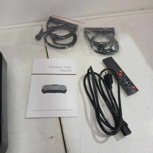 TAEVNO VIBRATION PLATE EXERCISE MACHINE - 23" X 15" - BLACK image 5