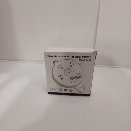 6-IN-1 POWER STRIP WITH USB PORTS - 2000W - 5V - 2AM04P - WHITE (MODEL: EL-05) image 3