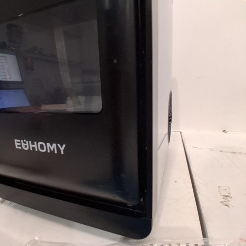 EUHOMY SELF-CLEANING COUNTERTOP NUGGET ICE MAKER - 40LBS/24H - BLACK (MODEL: IM017-NBL-CAEH) image 5