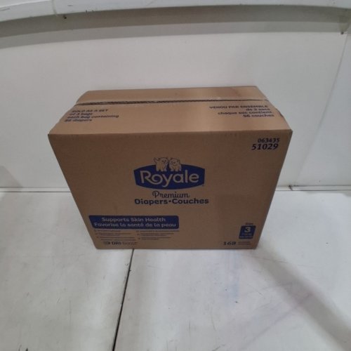 168PK ROYALE PREMIUM DISPOSABLE DIAPERS - SIZE 3 (MODEL: 51029) image 2