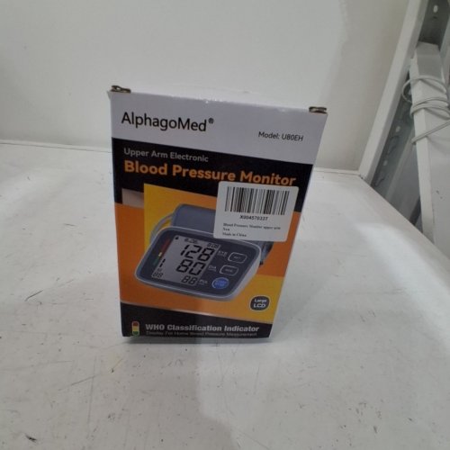 ALPHAGOMED UPPER ARM ELECTRONIC BLOOD PRESSURE MONITOR (MODEL: U80EH) image 3