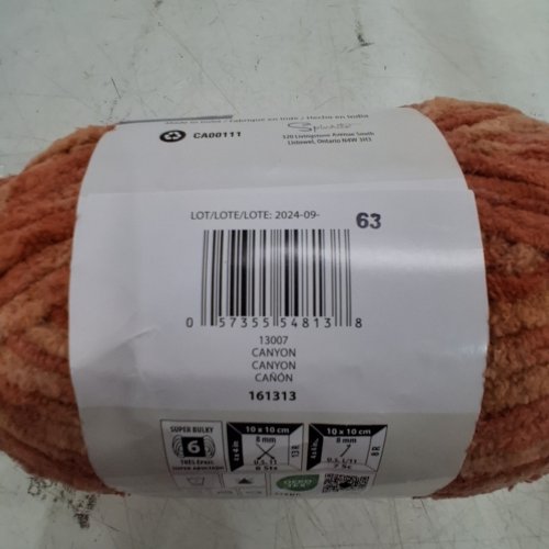 BERNAT SUPER BULKY BLANKET MIST YARN - 8MM - 300G - CANYON (MODEL: 161313) image 2