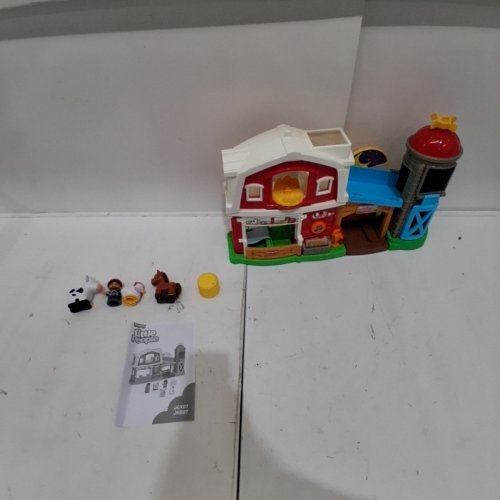 FISHER-PRICE LITTLE PEOPLE TODDLER TOY CARING FUN ANIMAL FARM PLAYSET - AGES 1+ - MULTI-COLOUR (MODEL: JNB87-9564) image 3
