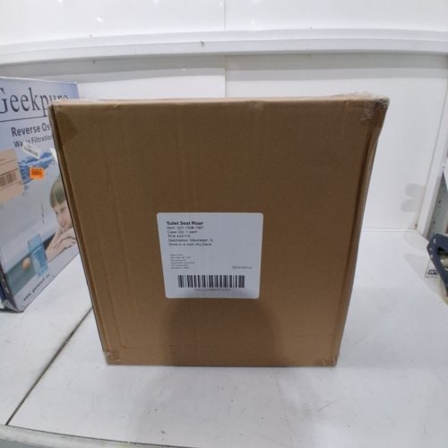 HEALTHSMART ELEVATED TOILET SEAT RISER - 6.1" RAISED - 300LBS MAX CAPACITY - WHITE (MODEL: 522-1508-1901) image 2