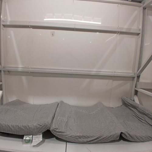 OLEE SLEEP TRI-FOLD MEMORY FOAM MATTRESS - SINGLE (4" X 75" X 25") - GREY (MODEL: TTF040S0000C) image 2