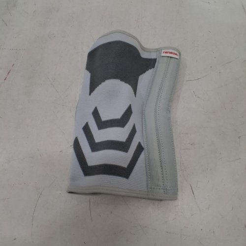 3M TENSOR KNEE BRACE WITH SIDE STABILIZERS - LARGE - GREY/WHITE image 2