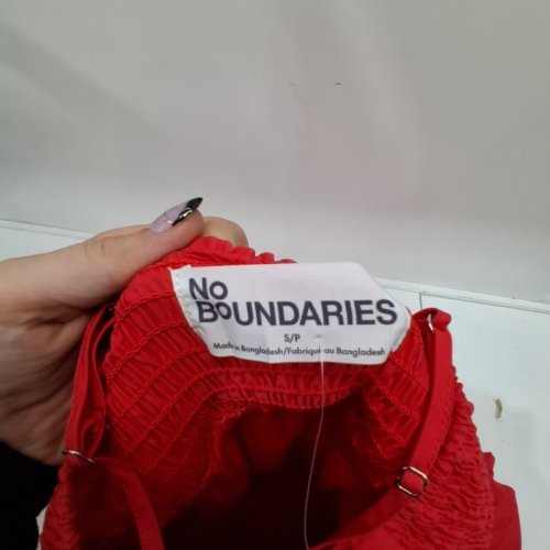 NO BOUNDARIES BABYDOLL SUNDRESS - S/P - RED image 3