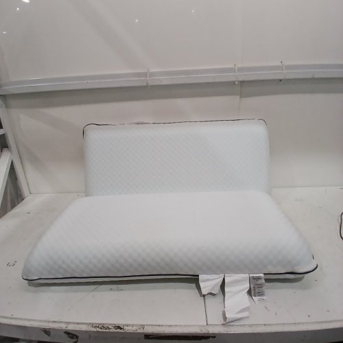 2PK UNBRANDED GEL MEMORY FOAM BED PILLOW - KING - 35" X 16" - WHITE image 3