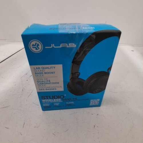 JLAB AUDIO STUDIO WIRELESS BLUETOOTH ON-EAR HEADPHONES - BLACK (MODEL: AFCHBASTUDIORBLK4) image 3