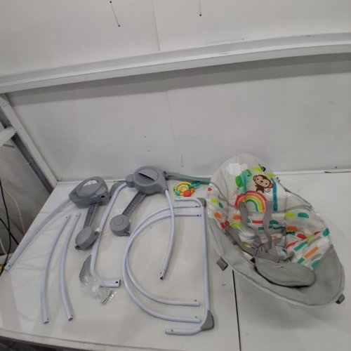 BRIGHT STARTS PLAYFUL PARADISE AUTOMATIC BABY SWING WITH MUSIC - MULTI COLOR (MODEL: 13069-MEES / 01185) image 3