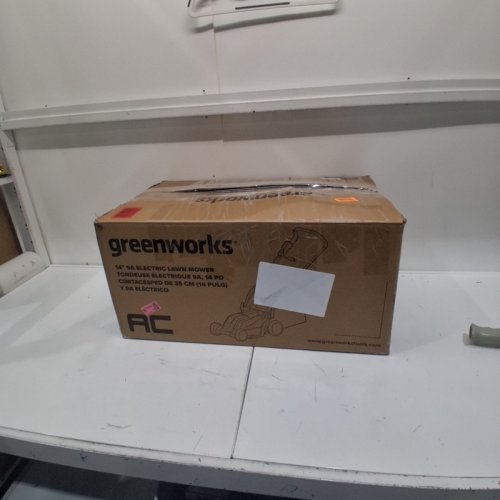 GREENWORKS 9A ELECTRIC CORDED LAWN MOWER W/ ADJUSTABLE HEIGHT & SAFETY SWITCH - 14" - GREEN/BLACK (MODEL: MO09B01) image 8
