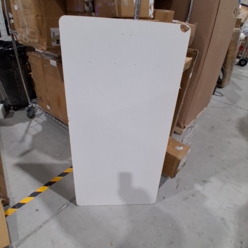 FEZIBO ELECTRIC STANDING DESK WITH SOLID STEEL FRAME, CABLE MANAGEMENT TRAY, & HOOKS - 48" X 24" - WHITE (MODEL: S35) image 5