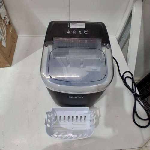 EUHOMY COUNTERTOP ICE MAKER - MAKES 26LBS/DAY - BLACK (MODEL: IM-06D) image 3