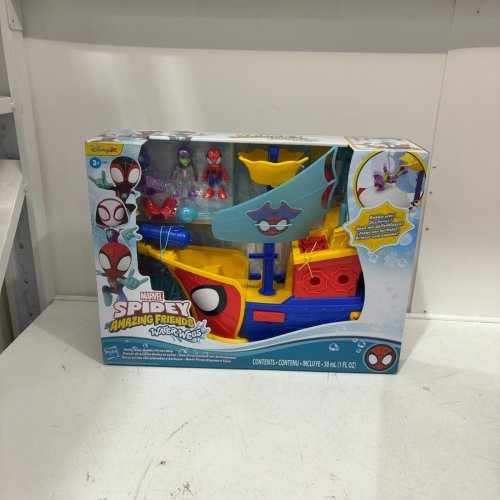 SPIDEY AND HIS AMAZING FRIENDS WATER-WEBS WEBS AHOY BUBBLE PIRATE SHIP image 2