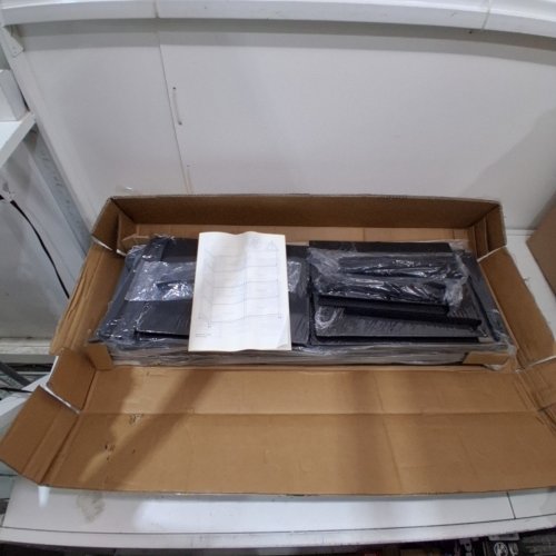 SOMDOT FABRIC DRESSER WITH 8 DRAWERS & WOOD TOP - CHARCOAL GRAY / BLACK - (MODEL: FD107C05) image 2