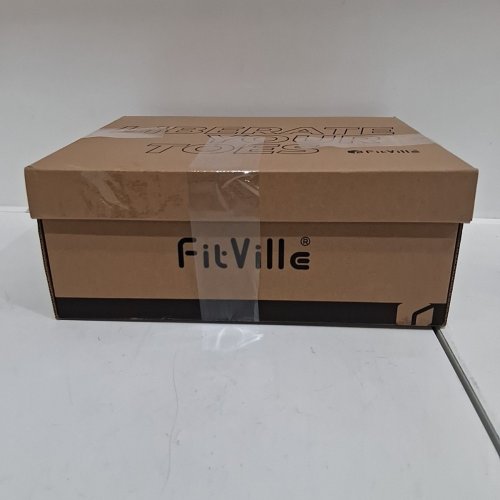 WOMEN'S FITVILLE WIDE ARCH SUPPORT VELCRO SANDALS - SIZE 6 WIDE - BROWN (ITEM: HF-ETRSV320250710W) image 7