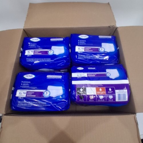 40PK UNISEX TENA INCONTINENCE UNDERWEAR FOR OVERNIGHT - extra large - WHITE (MODEL: 072418) image 2