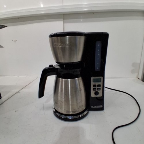 BLACK AND DECKER THERMAL CARAFE PROGRAMMABLE COFFEE MAKER - 12 CUP CAPACITY - STAINLESS STEEL (MODEL: CM2046SC) image 3