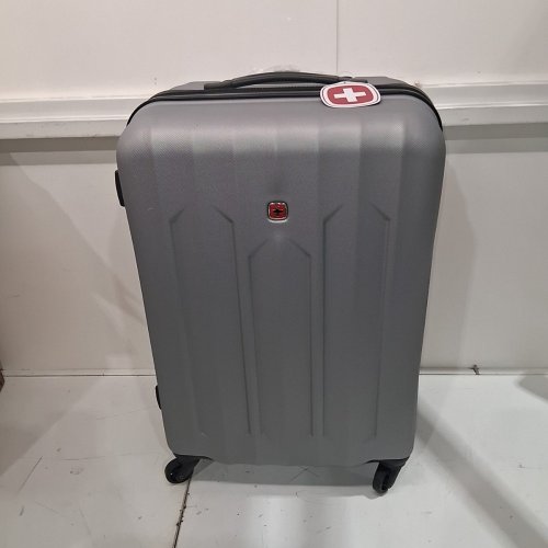 SWISSGEAR CHROME HARD SIDE SPINNER MEDIUM LUGGAGE - 24'' - SILVER ( MODEL: SW50974127 ) image 2