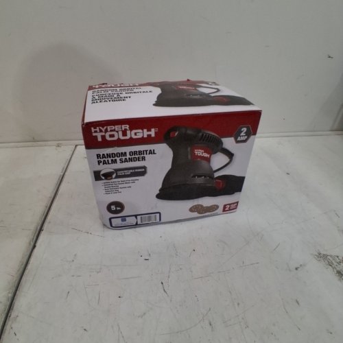 HYPER TOUGH RANDOM ORBITAL PALM SANDER WITH DUST BAG - 5" / 2AMP - BLACK (MODEL: 2101) image 5