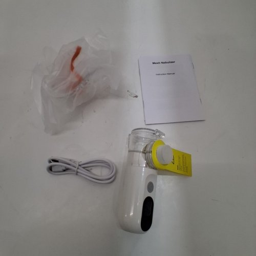 PIEZOELECTRIC MESH RECHARGEABLE 3-SPEED NEBULIZER - CREAM (MODEL: KS015) image 3