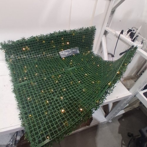 ARTIFICIAL BOXWOOD HEDGE WITH LIGHTS - 40" X 40" - GREEN (MODEL: BOXWOOD400) image 2
