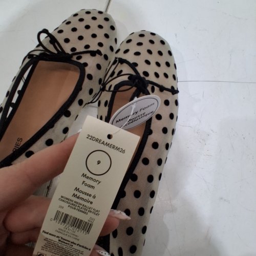 WOMEN'S NO BOUNDARIES MESH FLATS - 9 - BEIGE/BLACK (STYLE: 22DREAMERM26) image 2